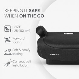 Kikka Boo I-go Καθισματάκι Αυτοκινήτου Booster i-Size Black 41002160011